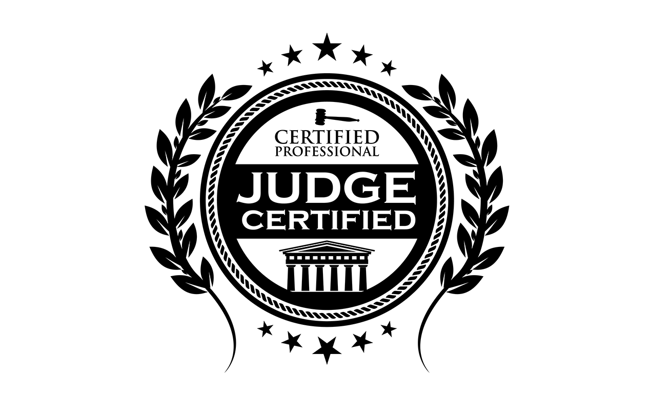 Judge Certified Logo